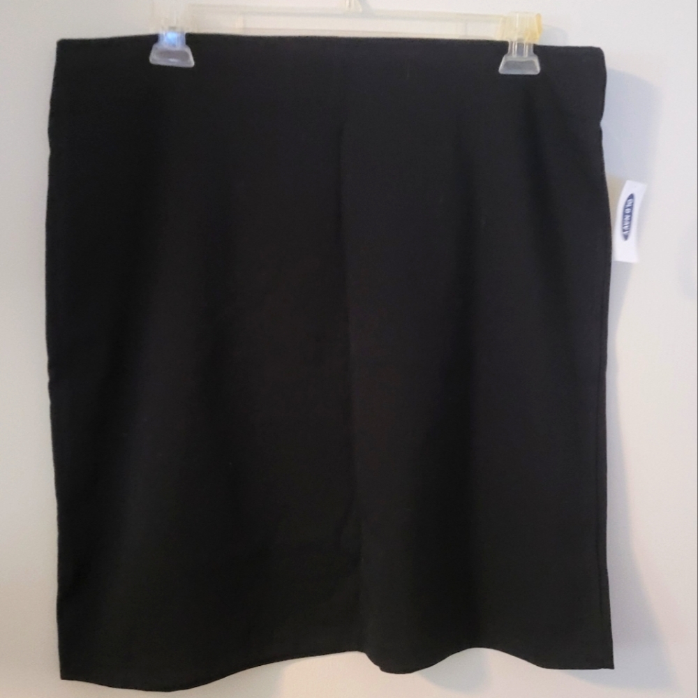 NWT Old Navy Pencil Skirt XL Black